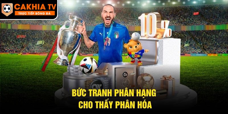 Bức tranh phân hạng cho thấy phân hóa