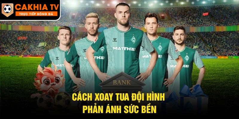 Cách xoay tua đội hình phản ánh sức bền
