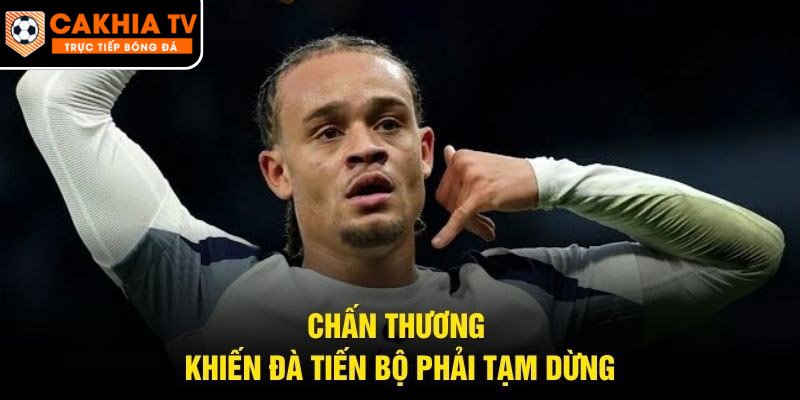 Chấn thương khiến đà tiến bộ phải tạm dừng