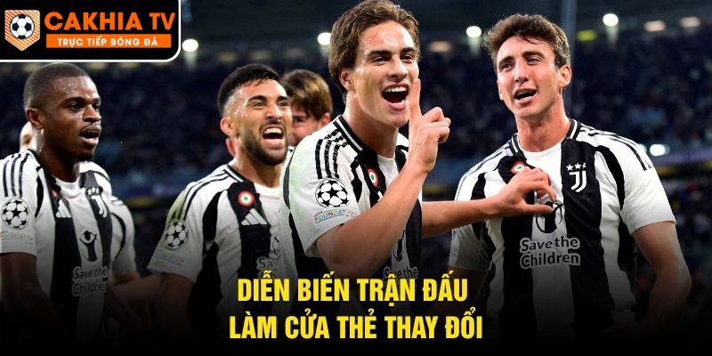 Diễn biến trận đấu làm cửa thẻ thay đổi
