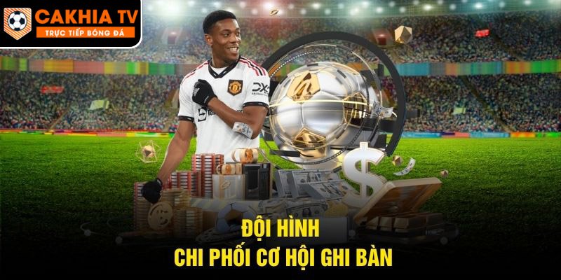Đội hình chi phối cơ hội ghi bàn