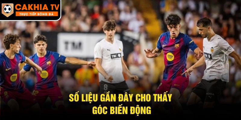 Số liệu gần đây cho thấy góc biến động